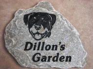 Dillon's garden stone