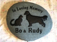 Pet Memory stone For a dog and a cat